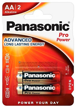 Элемент питания PANASONIC Pro Power LR-6 2шт AA