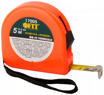 Рулетка FIT Хобби 5м 12,5мм 17005