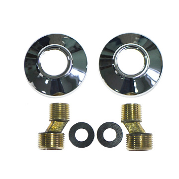 Комплект: 2 эксцентрика 2 чашки Люкс /латунный/ (00050)