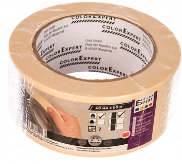 Лента малярная 38ммх25м белая Титан 11557  (42)