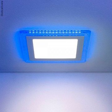 Светильник ЭС DLS024 10W 4200K подсветка Blue