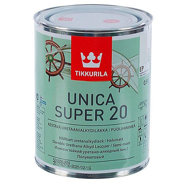 Лак Tikkrila Unica Super 20 0.9л