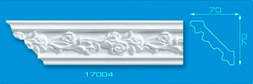 Плинтус потолочный 17004 Формат 1,3м (20)