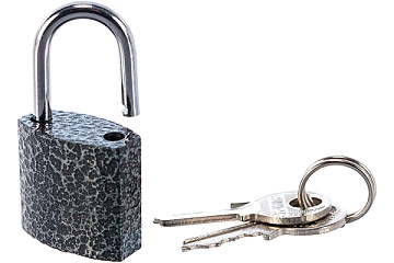 Замок навесной ЧУГУН серия800 20мм НОРА-М