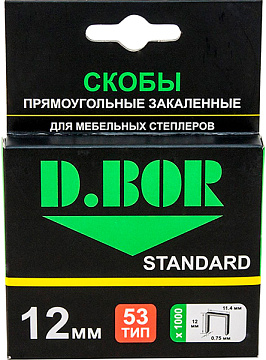 Скобы STANDART. 53\12 "D.BOR"