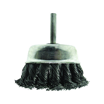 Щетка- крацовка  чаша  витая  для дрели  75мм (15/75)  БИБЕР 70994