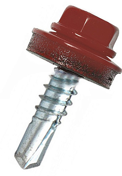 Саморез кров. 3009 5,5х19 т.красный (уп400)