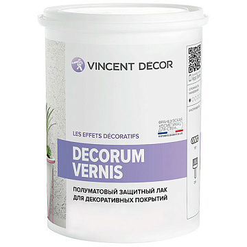 Лак защитный полуматовый 2,5л Decorum Vernis Vincent Decor