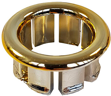 Облицовка перелива d21,7мм ЗОЛОТО