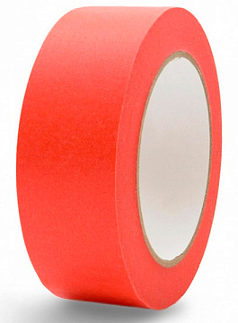 Лента бумажная красная 38мм*50м акриловый клей UV150, 8,5мк особо прочная 96073802