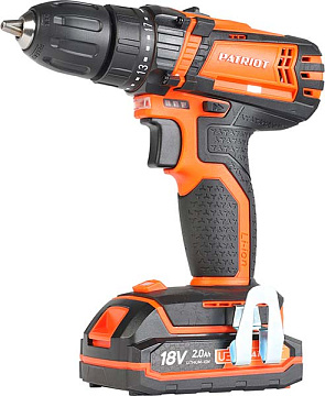 Дрель-шуруповёрт акк. PATRIOT BR 181 UES 18В 2.0Ач 180201481