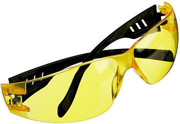 Очки защитные "Классик", поликарбонат, желтые  686-009