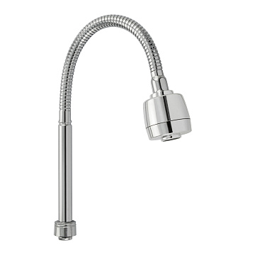 Излив к смесителю для кухни, гибкий с большим двух реж.аэратором (09696)