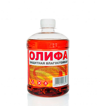 Олифа защитная влагостойкая Вершина 0,5л
