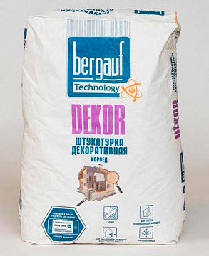 Штукатурка короед минеральная зерно-2,5мм 25кг