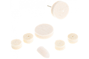 Круги фетровые 7шт + штифт FIT 36926