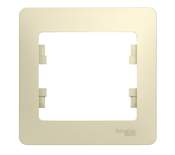 Рамка GLOSSA 1-м беж. SchE GSL000201