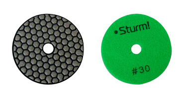 АГШК 100мм P30 сухое шлиф. Sturm! 9012-D100-30