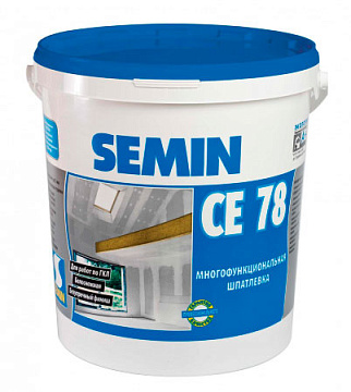 Шпатлёвка SEMIN 3кг СЕ78 универсал. (синяя крышка)
