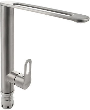 юСмеситель MAGNUS для кухни круглый корпус с эксклюзивным изливом из нерж.стали (9210)