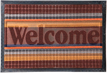 Коврик придверный 60*90 MX1016 шоколад