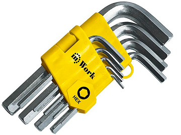 Набор ключей НЕХ Н1.5-Н10 InWork 64140