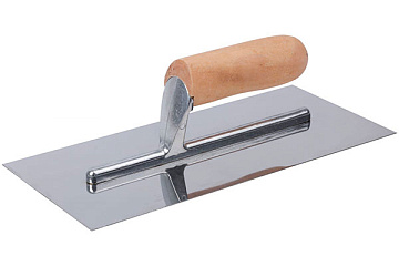 Гладилка нержавеющая с деревянной ручкой 280х130мм FIT 05140