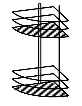 Полка угл. 2-яр.страйт 1988 чёрный
