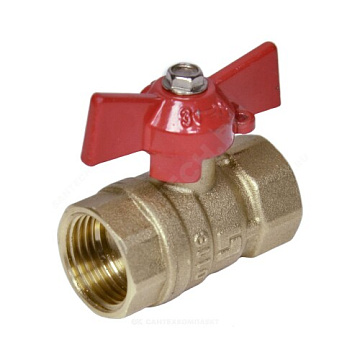 Кран шаровый (БОЛОГОЕ) 15 бабочка в/в