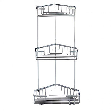SWENSA Полка угловая 3-ярусная нерж.S-002832-3