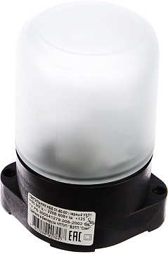 Светильник НББ 01-60-001 УХЛ1, черный баночки