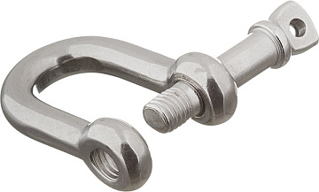 12 Скоба такелажная (прямой тип), ЦИНК (10)