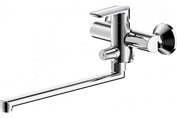 Смеситель BRAVAT LOUISE для ванны длинный излив (F6191183CP-01L-RUS)