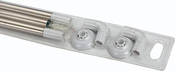 Карниз для ванной угловой 90*90 хром (S-09090S)