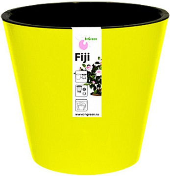 Горшок д/цветов Фиджи D160 1,6л жёлтый ING1553