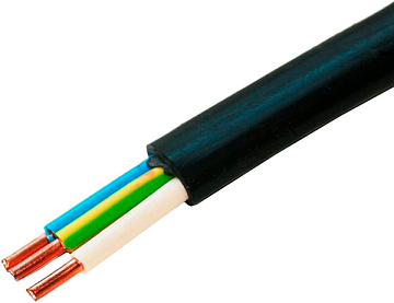 Кабель ВВГп-нг 3х4 ГОСТ
