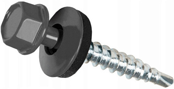 Саморез кров. 7024 4,8х50 серый (уп250)