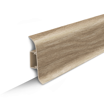 Плинтус напольный Идеал Классик 55 мм Дуб белёный 203 2,2м (уп. - 40 шт.)