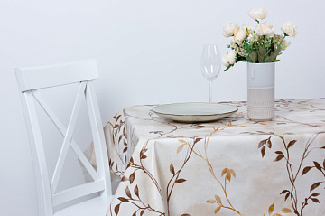 Клеенка Ларио 140 см DD31 БЕЖЕВЫЙ ПЛЮЩ