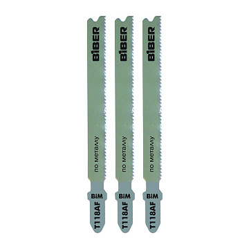 Пилки эл.лобз. д/метал. 67/1,4мм  Т118АF 3шт (25/200) 85278 БИБЕР