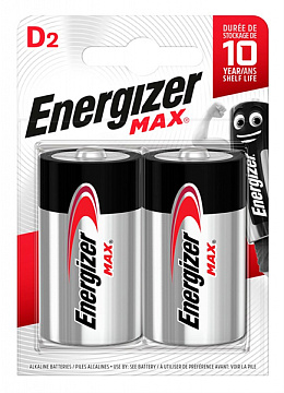 Элемент питания ENERGIZER MAX D LR20 2шт*6