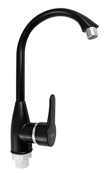 Смеситель АБС-ПЛАСТИК BRIMIX для кухни ЧЕРНЫЙ (465)