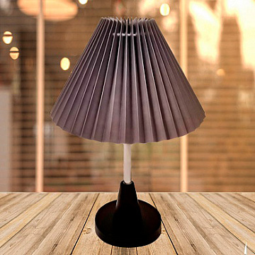 Настольная лампа РОСТОК 2126+103 кофе/серый абажур