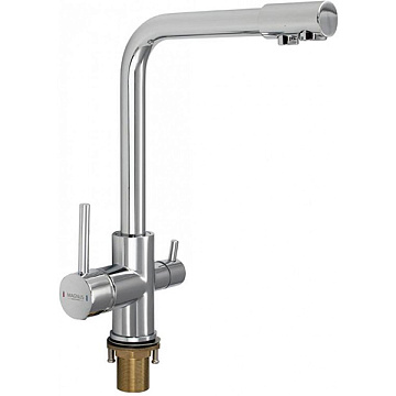 юСмеситель MAGNUS для кухни Г-образный излив, с выходом для питьевой воды (8249)