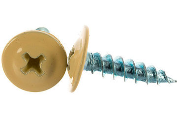 4,2х16 RAL1014 Саморез   с прессшайбой острый (1000)