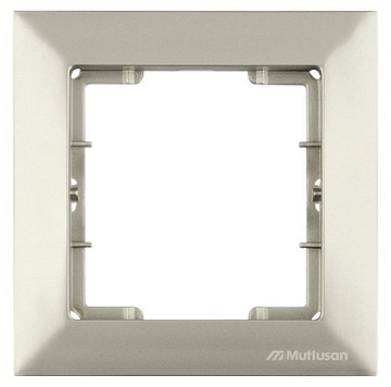 Рамка 1-я, цвет титан CANDELA