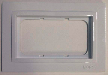 Рамка MONO DESPINA д/2-й белая 102-190000-165 (16)