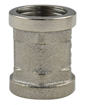 MAK Муфта 1/2 м/м из нер. стали марка 304 (371)