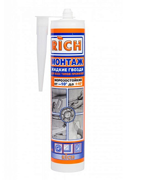 РИЧ Жидкие гвозди белые 310мл (20)