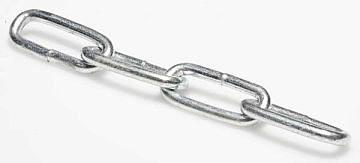 Цепь сварная длиннозвенная 1,5 оцинкованная DIN763